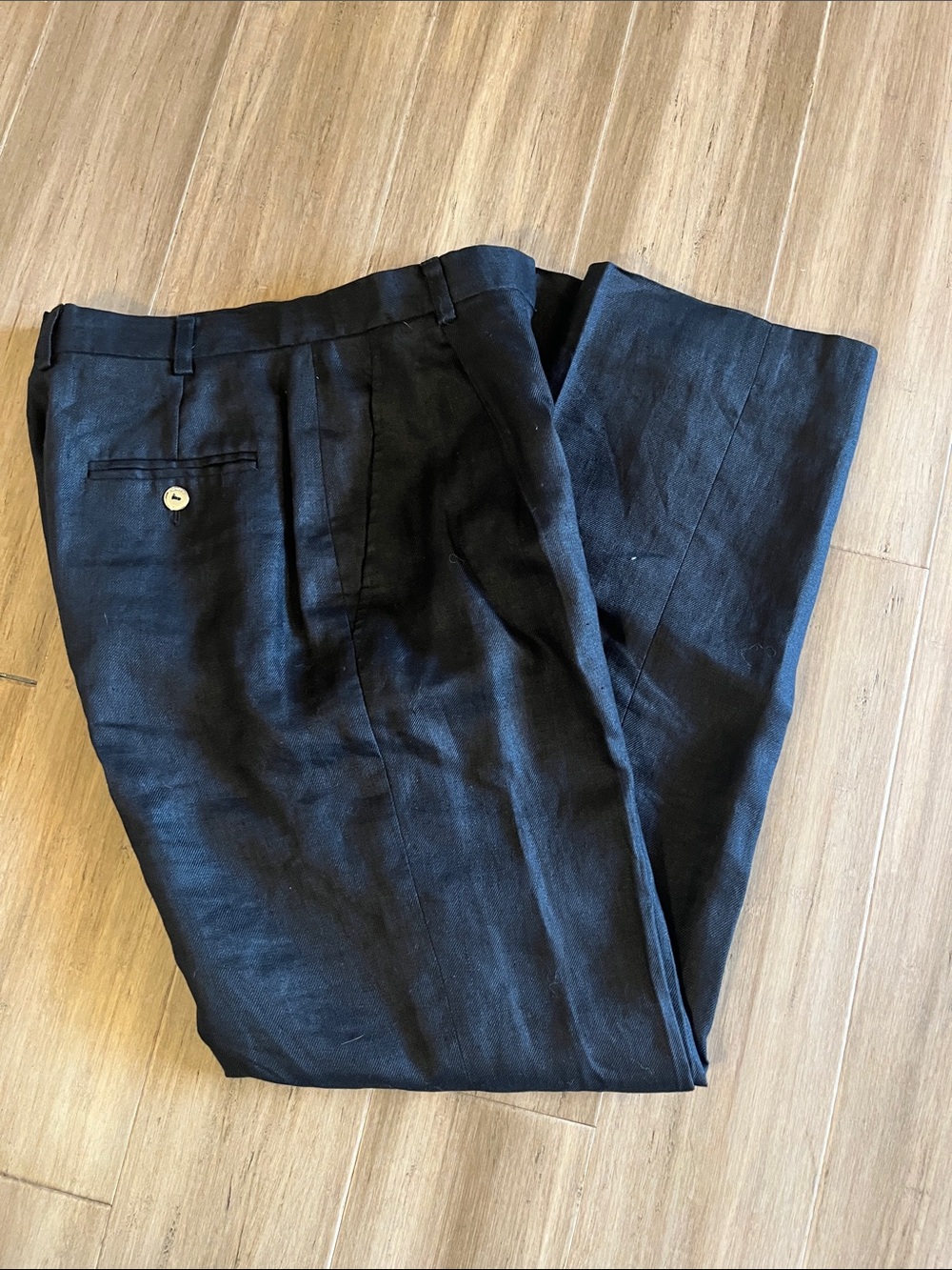 Vintage Lauren Ralph Lauren Linen Pleated Trousers 2P